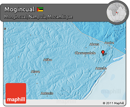 Political 3D Map of Mogincual