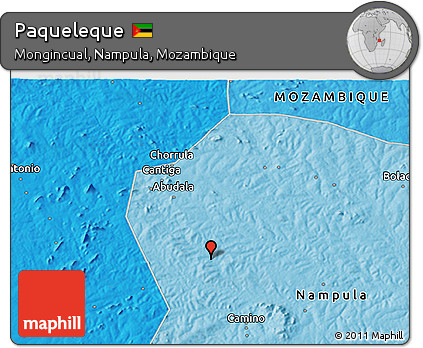 Political 3D Map of Paqueleque