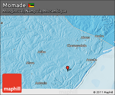 Political 3D Map of Momade