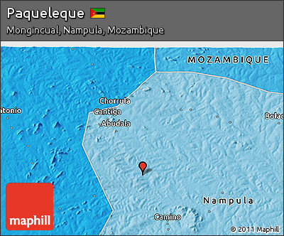 Political 3D Map of Paqueleque