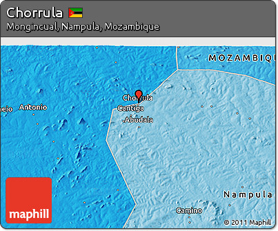 Political 3D Map of Chorrula