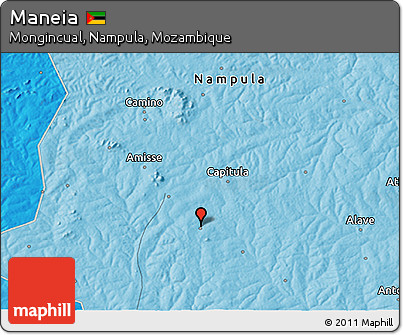Political 3D Map of Maneia