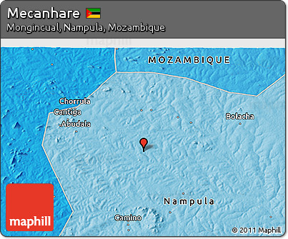 Political 3D Map of Mecanhare