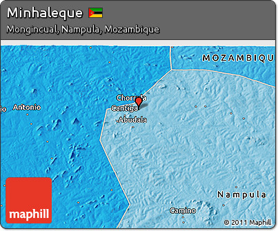 Political 3D Map of Minhaleque