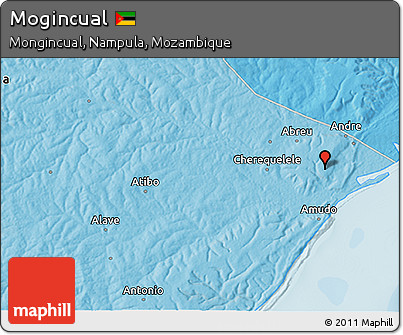 Political 3D Map of Mogincual
