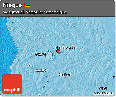 Political 3D Map of Nieque