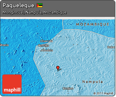 Political 3D Map of Paqueleque