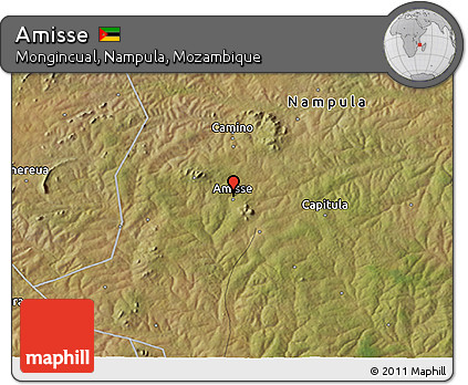Satellite 3D Map of Amisse