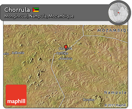 Satellite 3D Map of Chorrula