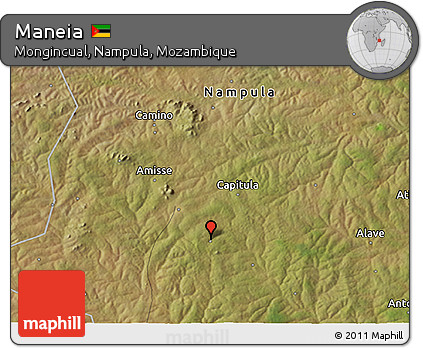 Satellite 3D Map of Maneia