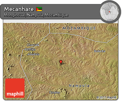 Satellite 3D Map of Mecanhare