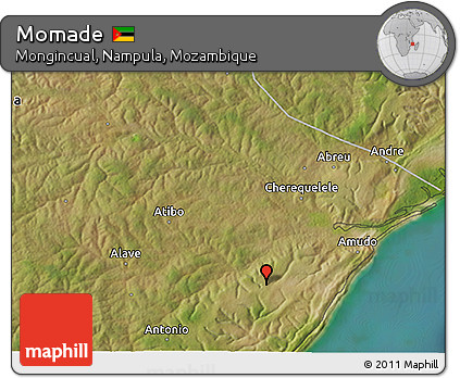 Satellite 3D Map of Momade