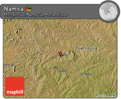 Satellite 3D Map of Namita