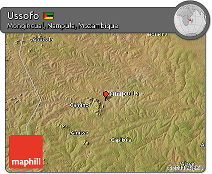 Satellite 3D Map of Ussofo