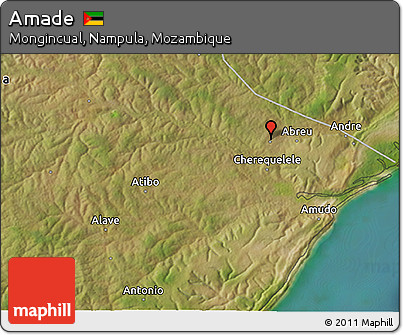 Satellite 3D Map of Amade