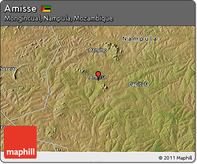 Satellite 3D Map of Amisse