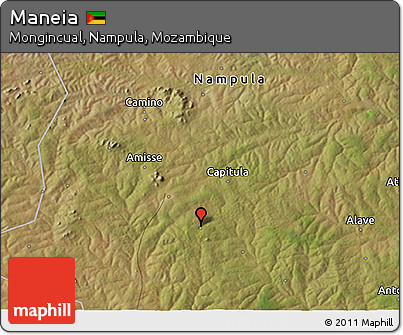 Satellite 3D Map of Maneia
