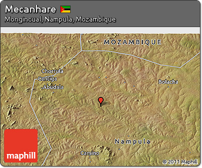 Satellite 3D Map of Mecanhare