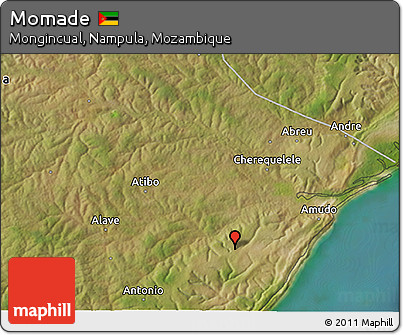 Satellite 3D Map of Momade