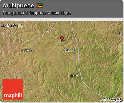 Satellite 3D Map of Mutipuene