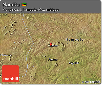 Satellite 3D Map of Namita