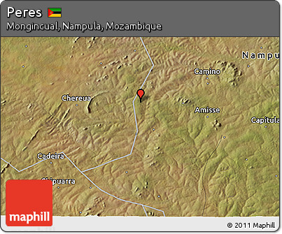 Satellite 3D Map of Peres
