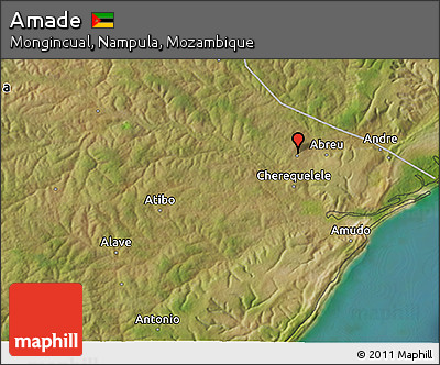 Satellite 3D Map of Amade