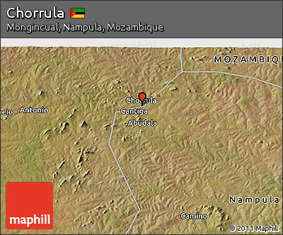 Satellite 3D Map of Chorrula