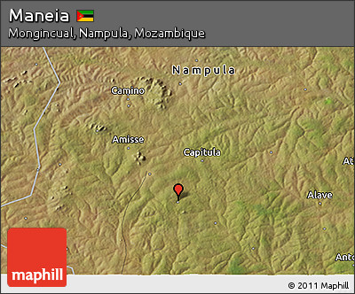 Satellite 3D Map of Maneia