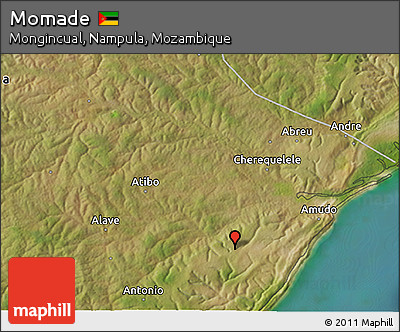 Satellite 3D Map of Momade
