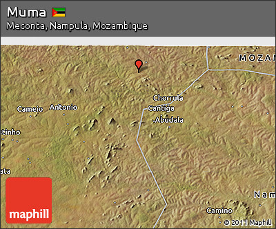 Satellite 3D Map of Muma