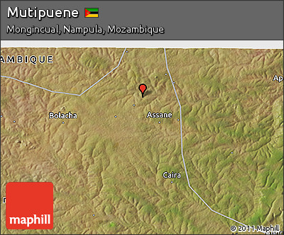 Satellite 3D Map of Mutipuene
