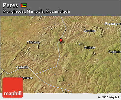 Satellite 3D Map of Peres