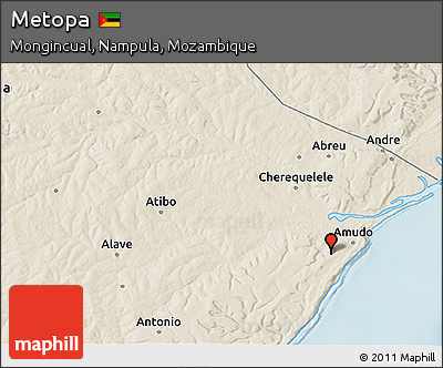 Shaded Relief 3D Map of Metopa