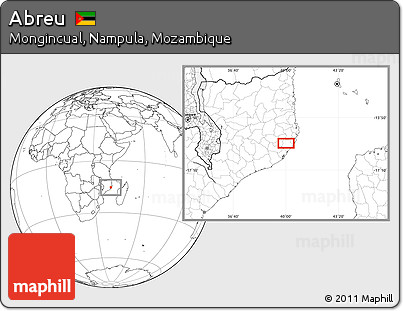 Blank Location Map of Abreu