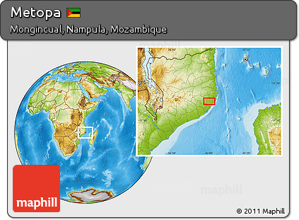 Physical Location Map of Metopa