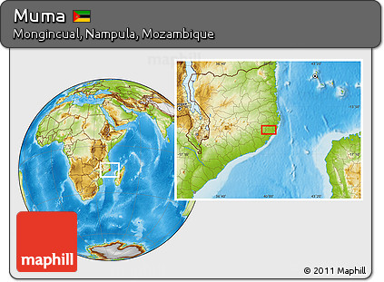 Physical Location Map of Muma