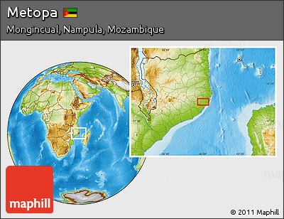 Physical Location Map of Metopa
