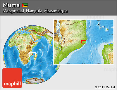 Physical Location Map of Muma
