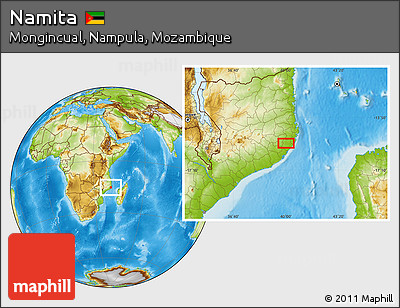 Physical Location Map of Namita