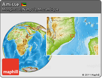 Physical Location Map of Amisse