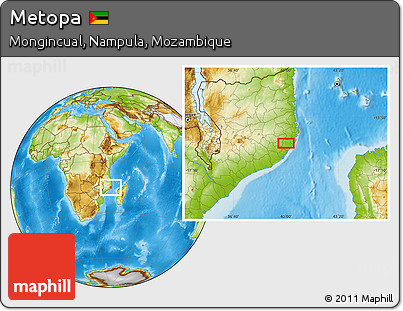 Physical Location Map of Metopa