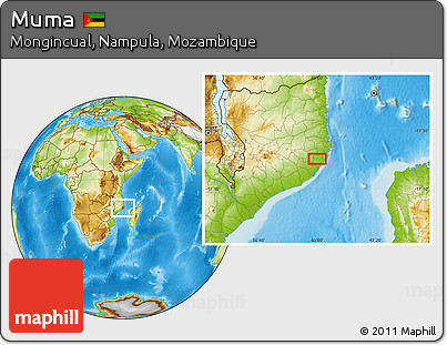 Physical Location Map of Muma