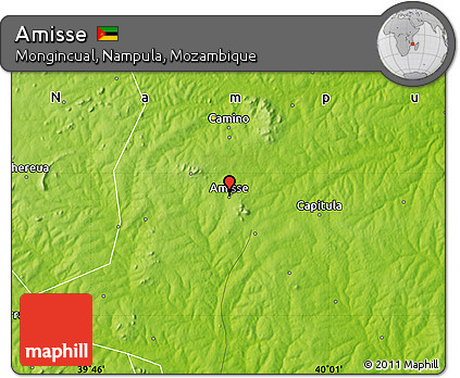Physical Map of Amisse
