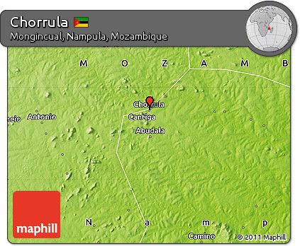 Physical Map of Chorrula