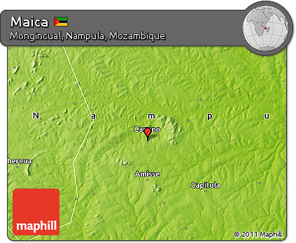 Physical Map of Maica