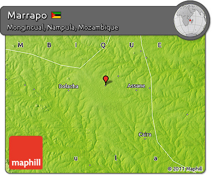 Physical Map of Marrapo