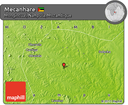 Physical Map of Mecanhare