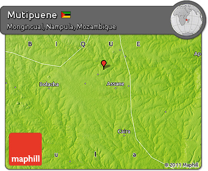 Physical Map of Mutipuene