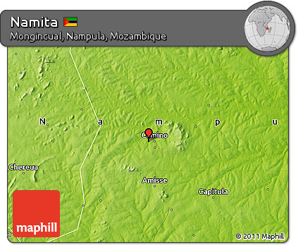 Physical Map of Namita